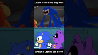 SHIN SONIC x TAILS SO BABY Cute story The Sonic Tapes Animation [upl. by Zilber]