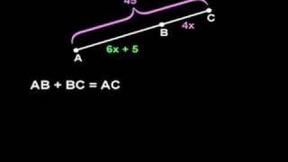 Segment Addition Postulate  MathHelpcom  Geometry Help [upl. by Jorrie982]