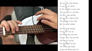 Breakdown Jack Johnson Ukulele Tutorial Play along Sing Along [upl. by Osnofedli330]