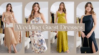 15 WEDDING GUEST DRESSES  Spring amp Summer Wedding Guest Dress Outfit Ideas amp How to Style Them [upl. by Domenech868]