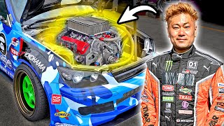 Japanese Pro Driver NASCAR V8 SWAPPED His Drift Car Is this the end of the 2JZ [upl. by Drusi]