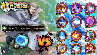 NxB NV Test 4☆ Gengetsu Hozuki quotWater Tornado Jutsu Magnumquot VS EX Ultimate Jutsu [upl. by Saxe]