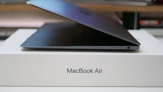 2018 MacBook Air  Unboxing Setup and First Look [upl. by Kenrick]