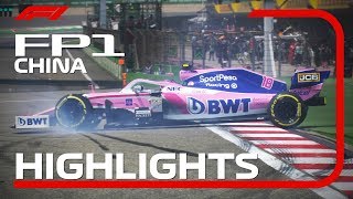 2019 Chinese Grand Prix FP1 Highlights [upl. by Mccandless801]