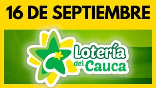 Resultado de la LOTERIA del CAUCA del 16 DE SEPTIEMBRE DE 2023  Chance y Loterias ✅ [upl. by Ocsisnarf]