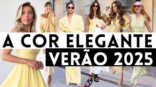 🔴COMO USAR A COR MAIS ELEGANTE DA MODA INVERNO 2024 O AMARELO MANTEIGA [upl. by Carothers281]