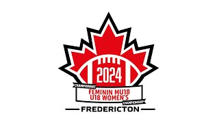 2024 Football Canada Women’s U18 Nationals 🏈 QF Ontario Red v New Brunswick July 22 2024 [upl. by Dasi]