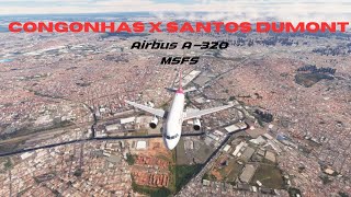 MSFS  PONTE AÉREA CONGONHAS X SANTOS DUMONT ONLINE NA IVAO [upl. by Bundy]