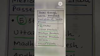 States through which IST  Indian Standard Time Passes shortvideoviral geography class9 [upl. by Josey]