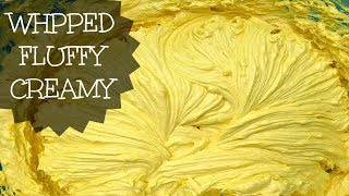 HOW TO MAKE A FLUFFY amp CREAMY 3 INGREDIENT WHIPPED SHEA BUTTER MIX [upl. by Ahsenyt]