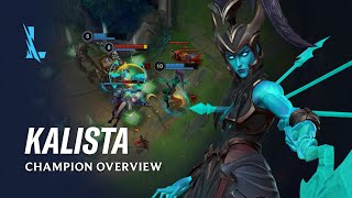 Kalista Champion Overview  Gameplay  League of Legends Wild Rift [upl. by Hewitt439]