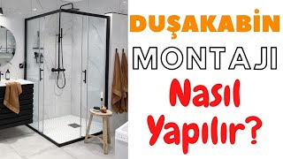 DUŞAKABİN MONTAJI NASIL YAPILIR VİDEOSU TEKNESİZ MONTAJ KILAVUZU [upl. by Tound]