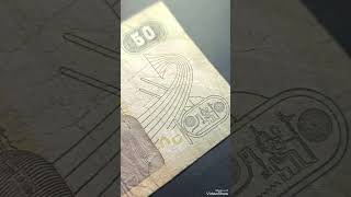 Egypt 50 piastres 2017 Banknote valuable piastresnotemoneyrarecoins [upl. by Oyr]