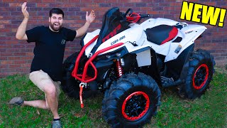 Buying a CUSTOM CanAm RENEGADE NEW MUD FOURWHEELER [upl. by Wright]