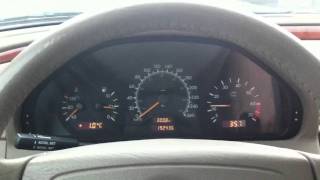 1999 Mercedes c230 Kompressor cold start [upl. by Yellac157]