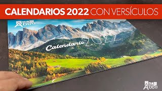 Calendarios 2022 con Paisajes y Versículos de la Biblia  Abba [upl. by Godwin464]