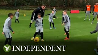 Wolves surprise under 8s with unforgettable friendly match against first team [upl. by Killarney187]