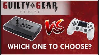 Controller vs Arcade Stick for Guilty Gear Strive  my Stick Button Layout Guilty Gear Strive [upl. by Froemming]