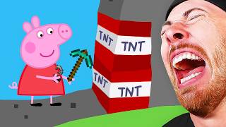 FUNNIEST Minecraft VS PEPPA PIG Memes [upl. by Selway800]