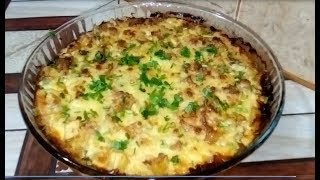 أحلى و ألذ غراتان بالكوسة القرعةالجريوات سهل و بسيط gratin de courgette très économique [upl. by Nnywg]