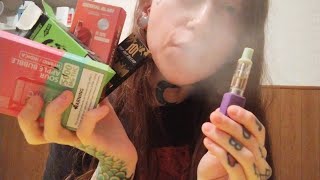 ASMR tapping on vape boxes 💨 [upl. by Anitsuj]