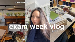 STUDY VLOG📎 exam week coffee shops amp college [upl. by Nivonod]