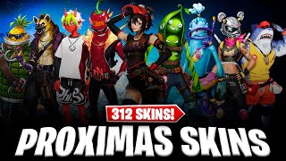 🔥 PROXIMAS 312 SKINS que LLEGARÁN a FORTNITE Próximas skins filtradas que saldrán en la tienda [upl. by Anifesoj]