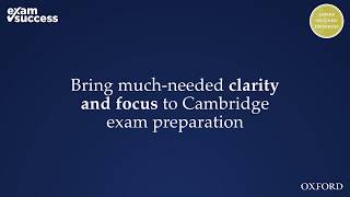 Cambridge IGCSE® amp A Level Exam Success and Revision  Oxford International Education [upl. by Zebulen167]