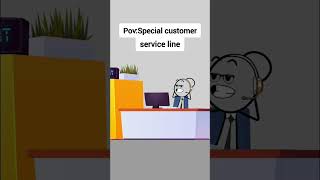 Special customer service line animation funnyvideo gplus comedy [upl. by Fillian]