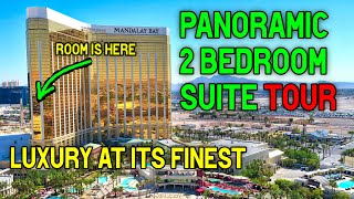 Mandalay Bay Panoramic 2 Bedroom Suite Review amp Walkthrough 2023 [upl. by Brinna]