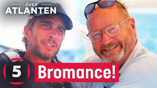 En bromance växer mellan Anders Öfvergård och Gurra när seglet rivs sönder  Över Atlanten  Kanal 5 [upl. by Akined]