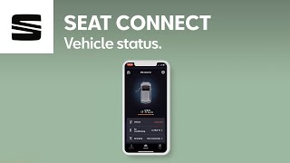 Check your vehicle status with SEAT CONNECT services  SEAT [upl. by Nollad325]