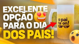 Caneca de Chopp Jateada para Sublimação [upl. by Pretrice711]