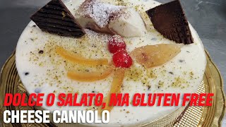 Dolce o salato ma gluten free Cheese cannolo [upl. by Kcirdneked]