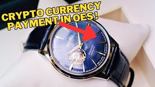 Seiko New Luxury Watch In Sale With OES Crypto Currency [upl. by Elmer]