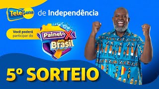 5º SORTEIO  RESULTADOS da TELE SENA de INDEPENDÊNCIA 01092024​ [upl. by Azile]