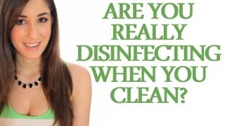 Disinfectants vs Cleaners  Are You Really Disinfecting When You Clean Clean My Space [upl. by Eupheemia518]