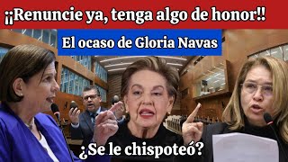 El ocaso de Gloria Navas Debe renunciar [upl. by Ydne699]