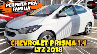 Chevrolet Prisma 14 LTZ 2018  Completo Confortável e com PortaMalas GRANDE ideal pra FAMÍLIA [upl. by Jessika244]