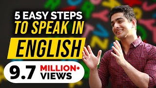 5 Easy Steps To Speak In ENGLISH Fluently And Confidently  English Speaking Tricks  BeerBiceps [upl. by Albin]