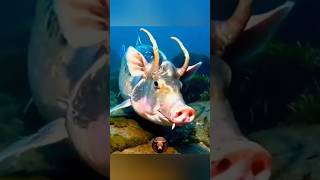 animaltransformation🐷🐄🐬 cow and pigfish cow and fish doberman puppy shortsviral shorts [upl. by Nadnal292]