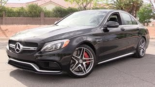 2016 MercedesAMG C63 S  Start Up Road Test amp In Depth Review [upl. by Riay]