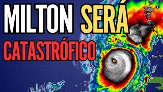 Milton es un huracán potencialmente catastrófico Se acerca a Florida y llegará de categoría 4 [upl. by Auqenwahs]