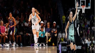 🏀Liberty guard Sabrina Ionescu Sets WNBA Record for most 3Pointers in a Season🏀 [upl. by Regnij]