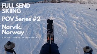 FULL SEND SKIING  POV Series 2  Narvik Norway [upl. by Corneille]