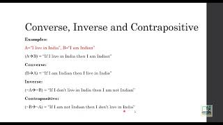 Converse Inverse and Contrapositive in Propositional Logic  ThinkComputer [upl. by Akir]