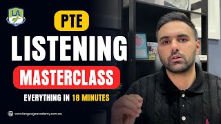 PTE Listening Masterclass 2024  Proven Tips Tricks Secrets amp Templates  Language Academy [upl. by Doughty564]