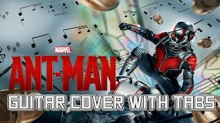 AntMan Theme Guitar Lesson Tutorial  How to play Marvel Metal [upl. by Sybyl]