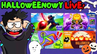 🎃SZUKAMY SUPIER GIER NA ROBLOX🎃Halloween Konkursy Robuxy i wiele więcej🎃roblox live [upl. by Renruojos985]