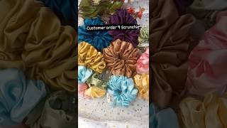 Let’s pack customers order shorts scrunchies xxlscrunchie hairaccessories [upl. by Sewell]